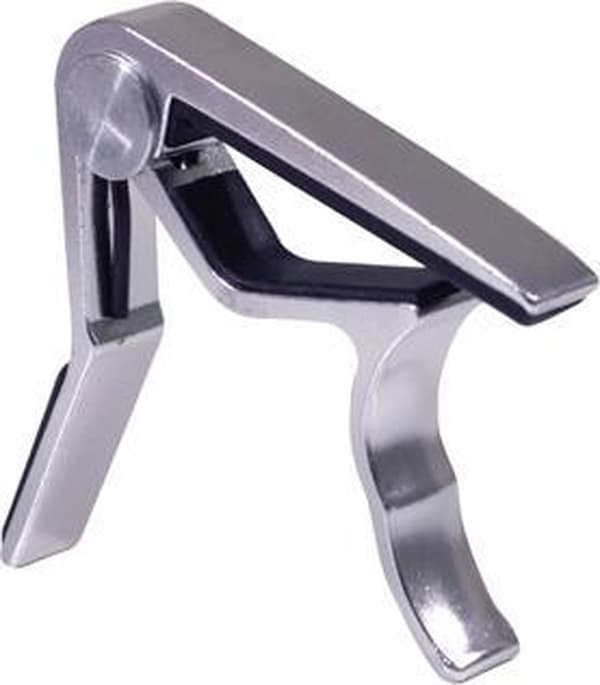 Metal Guitar Capo med Håndtag - Sølv