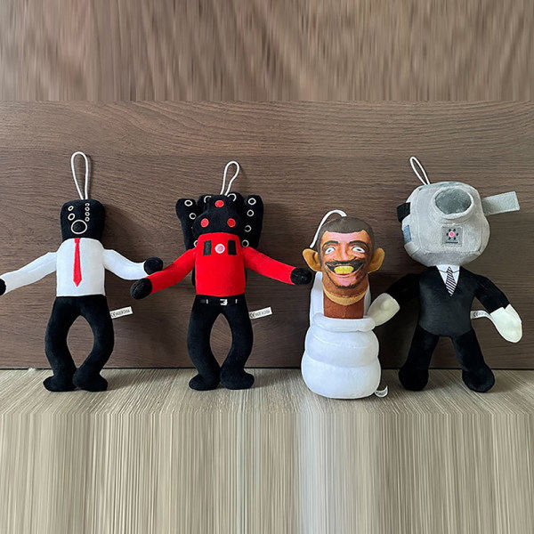 IC Skibidi Toalett Stoppet Plush Dukke Lekefigurer Samleobjekter 10