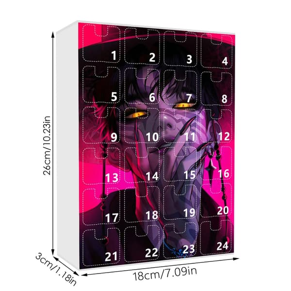 Demon Hunter Akryl Julekalender Sæt med 24 Overraskelseslegetøj 4