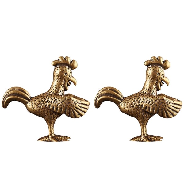 2. Retro Zodiac Chicken Ornament Diy Avaimenperä riipus Mini Chicken Ornament IC