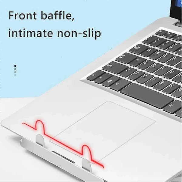 Roterbart Justerbart Vikbart Laptopställ Universal Bärbar Skrivbords Notebook Hållare Tablet Fäste Stöd Tillbehör, B