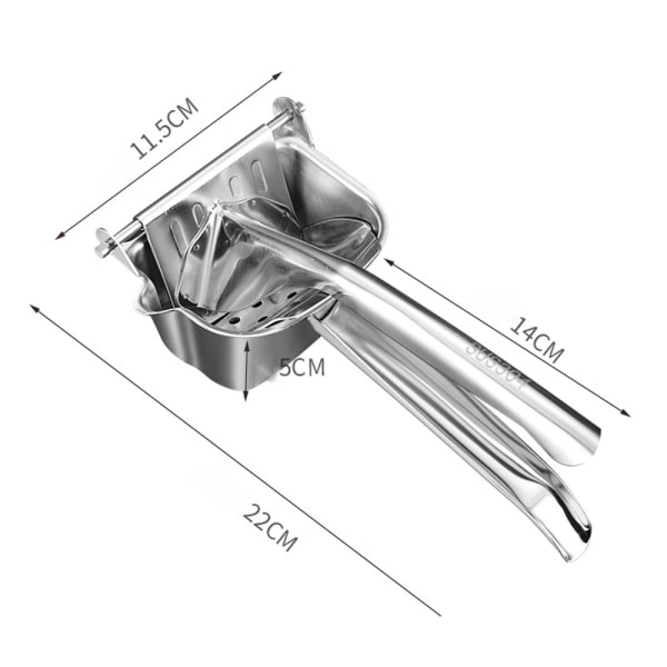 IC Ruostumattomasta Teräksestä Valmistettu Sitrushedelmien Puristin Käsikäyttöinen Voimakas Manuaalinen Puristin Mehun Puristamiseen