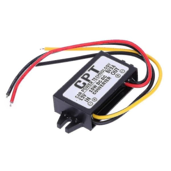 DC-DC Konverter Regulator 12V til 5V 3A 15W Billedskærm
