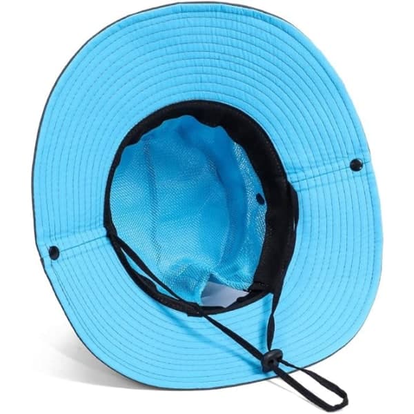 IC Solhat med Bred Rand, Spand, Mesh Boonie Strand Fiskehat UV-beskyttelse til Kvinder