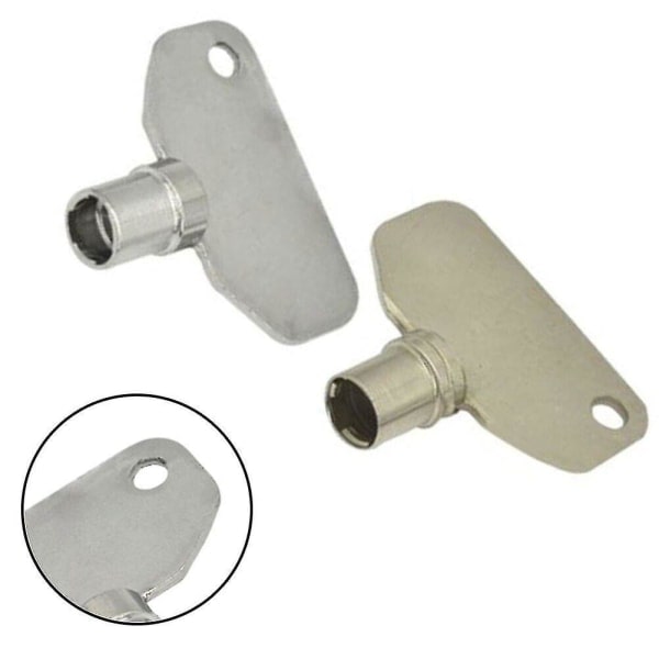 Fettnyckel kolstålrörsnyckel ihålig nyckel för husbil husvagn zink(silver)(2st) IC