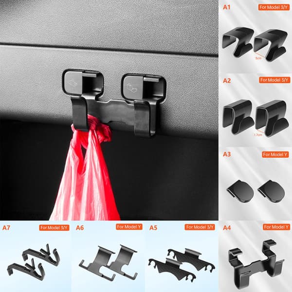 IC Bagagerumskrog sæde til Model Y Bagageholder Paraplybøjle Bil A6