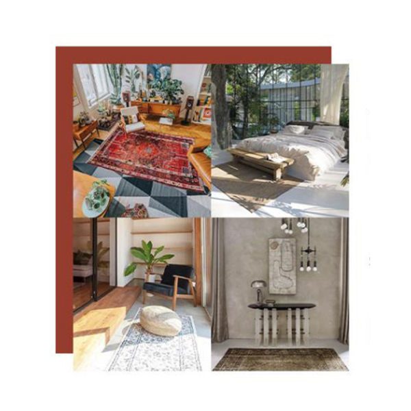 IC Runde tepper Myke Store, sklisikre vaskbare tepper 60*60cm