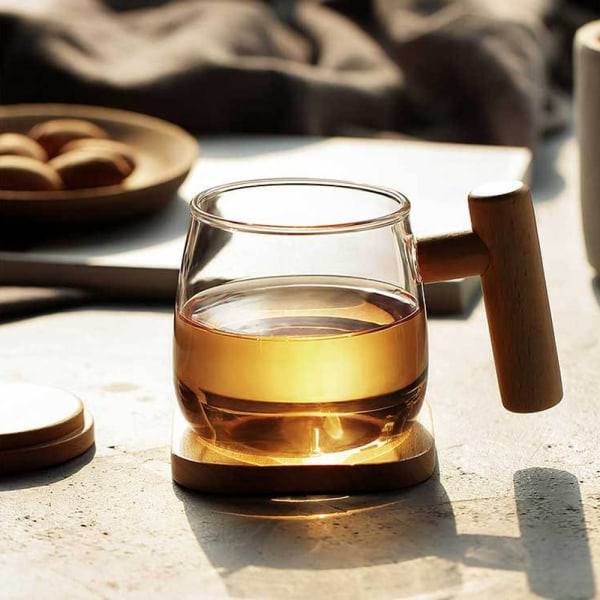 IC Tekop i glas med infuser og låg - Tekop til hjemmet og kontoret