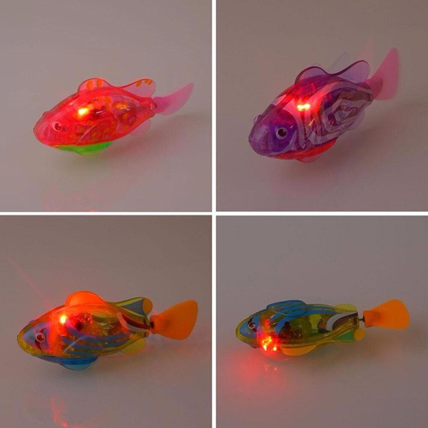 IC Rolig simmande elektronisk fisk aktiverad batteridriven Fishin Multicolor 7