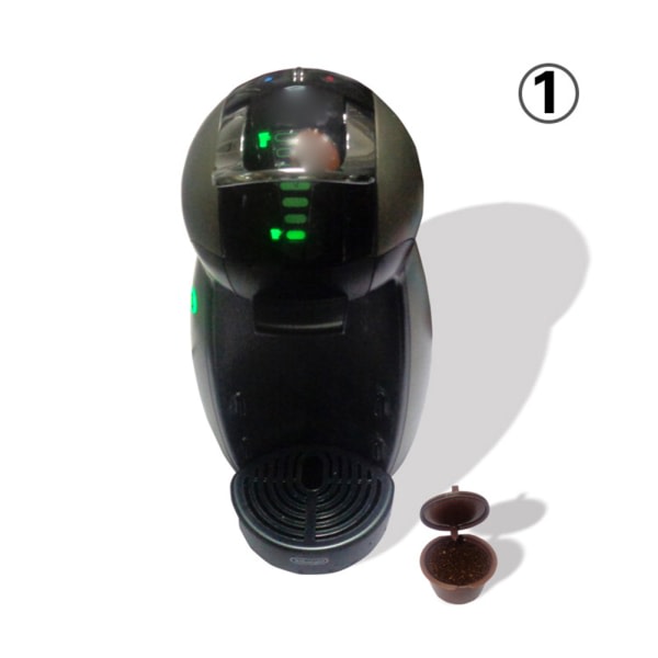 IC 3 stk påfyllbare Dolce Gusto Kapsler Gjenbrukbare Pods Filter