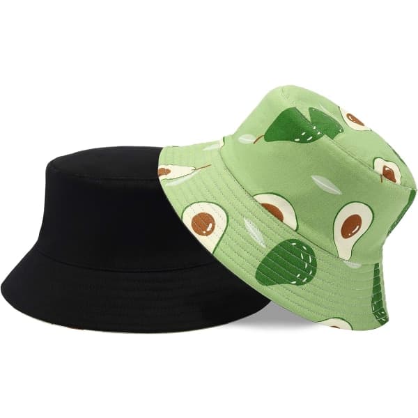 IC Vändbar Bucket Hat, Sommarmode Fiskare Strand Solhattar