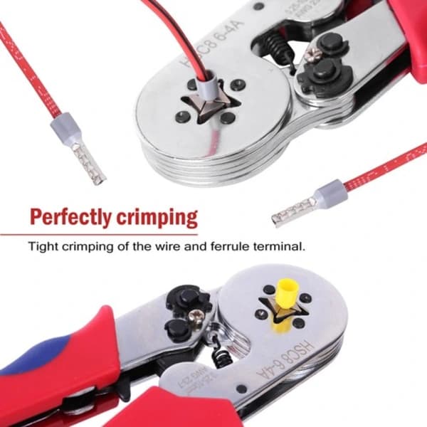 Ferrule Crimping Tool for Wire Crimping 1200pcs Terminal Connector Ferrules Set Plier 2# (AWG23-7) Plier 2# (AWG23-7)