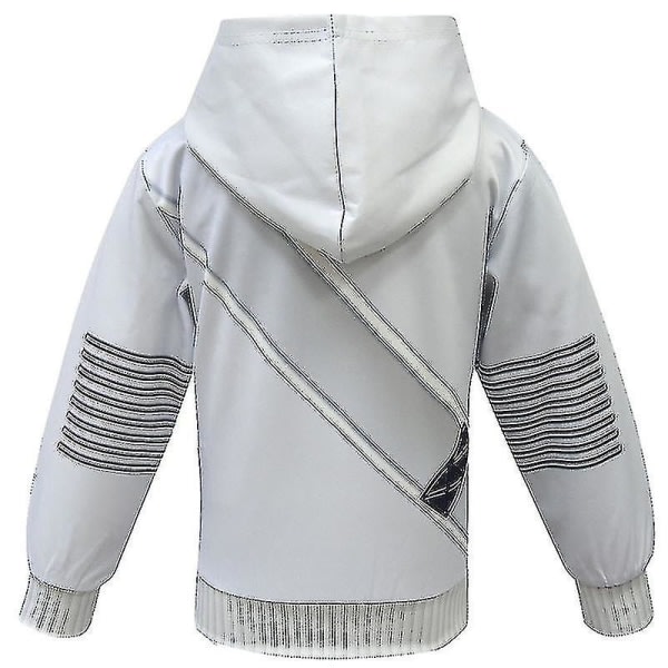 IC Barn Marshmallow Cosplay Kostym Halloween Festklänning Set Sweatshirt Byxor Huvudbonader CNMR 5-6 År 8-10 År