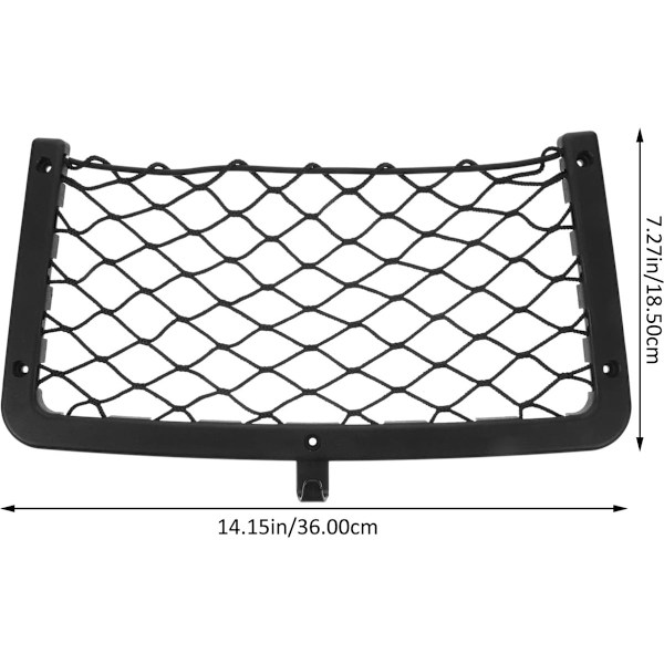 Backup Mesh Opbevaringsnet, 4 Stykker, Organizer til Bil, Autocamper, Sædebagagerum, Net Organizer