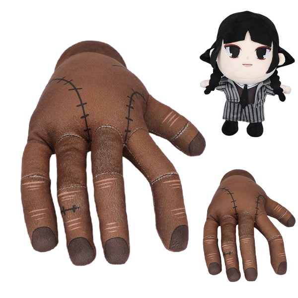 IC Wednesday Addams The Thing Hands Plyschlelu - 1 Kämmen