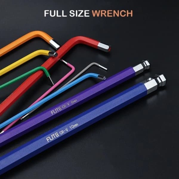 9 stk. unbrakonøgle sæt med kugleende SAE Metrisk Stjerne Lang Arm Industriel Kvalitet 9 stk. Kort Torx Hex 9pcs Short Torx Hex
