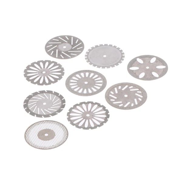 IC 9st Tandlaboratorium Diamantdisk Dubbelsidig 22mm x 0,20mm för porslin