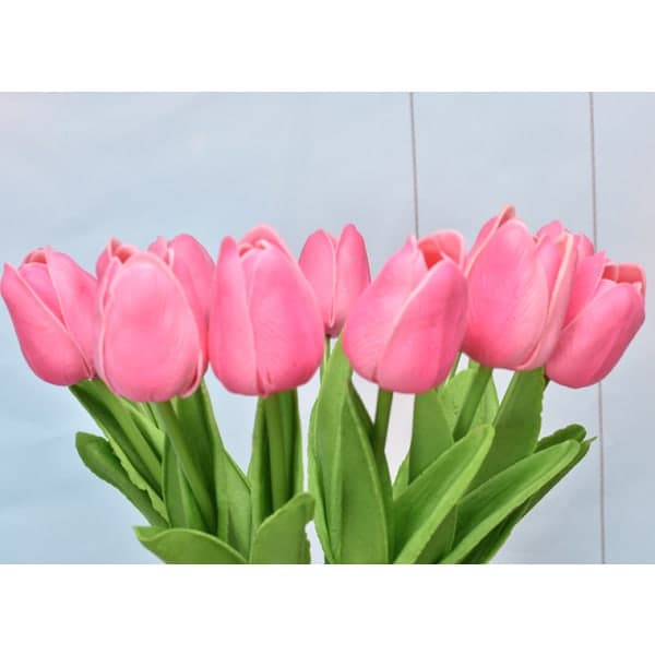 IC Imitasjon tulipanblomst full pulver 10 stk