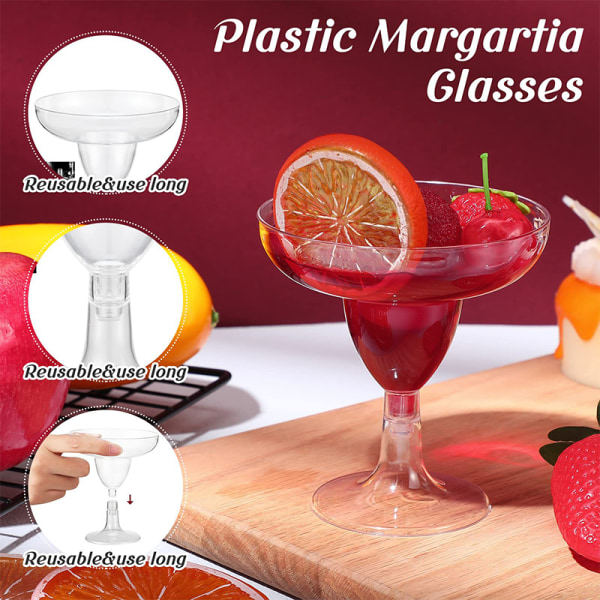 10 stk. engangsplast champagne glas cocktail vin champagne A