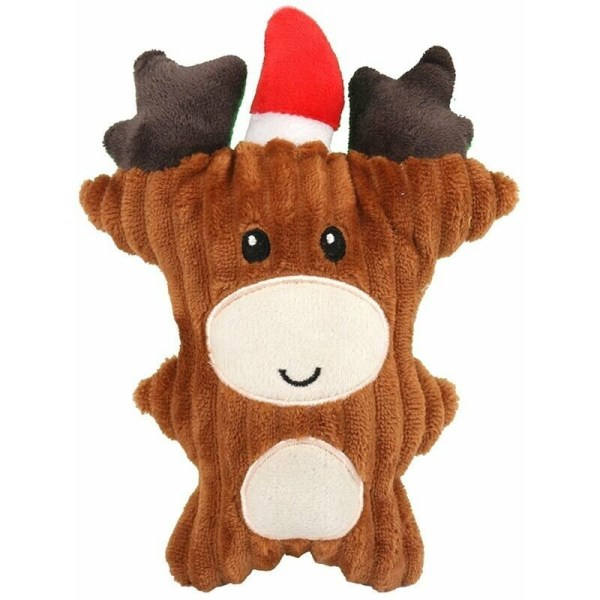 Julplyslegetøj til kæledyr fra IC Annan, søde juleserier, bidresistent tyggelegetøj til små og mellemstore hunde, model: Rådyr