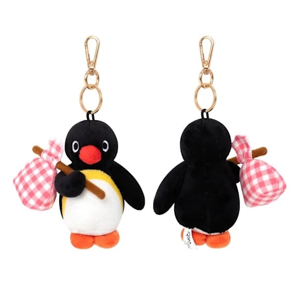 Pingu Traveler Plush Bag Charm Keychain Keyring Accessory Cute Penguin
