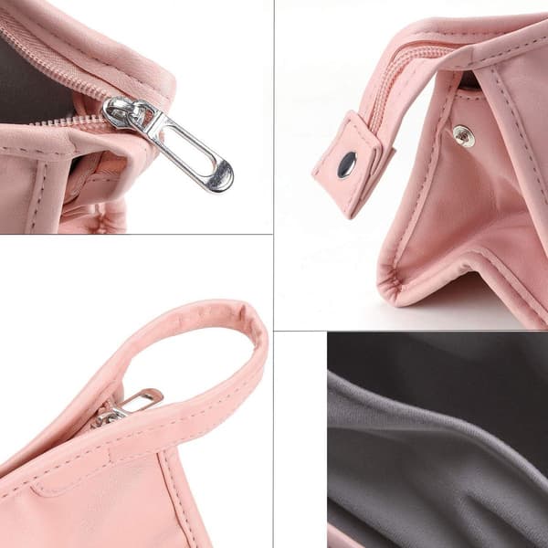 Necessär för Dyson hårfön/plattång - vattentät, dammtät, bärbar, rosa