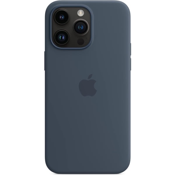 IC Apple Silikonskal med MagSafe till iPhone 14 Pro Max stormblå