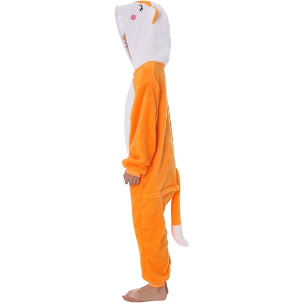 Børne/Unisex Fancy Dress Dyrekostume Onesie Pyjamas Jumpsuit Cosplay Kigurumi Jul Halloween Fancy Dress A fox 110