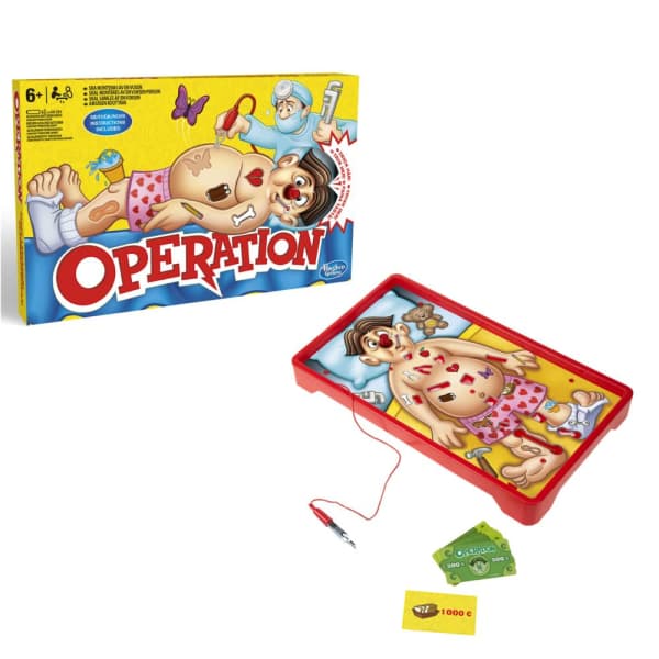 Julklapp Klassiskt spel Operation (Nordic Pack) kort brädspel