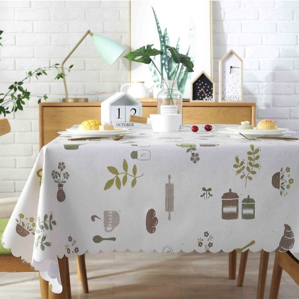 IC Bondgårdskök rektangulär bomulls- och linneduk soffa soffa restaurang bröllopsfödelsedagsfest D