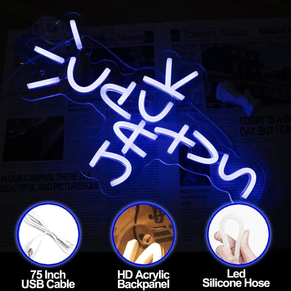 IC Cactus Jack Neonljusskylt Gröna Ord Neonljusskylt Väggkonst Neonljus För Rap Pratar West Coast Light Up Hängskylt för Sovrum Hem Bar Pub Fest