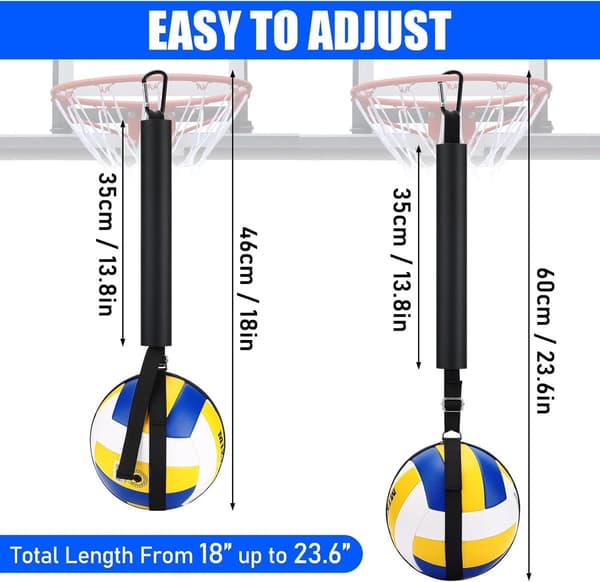 Spike Trainer - Volleyball - Solo Serve - Volleyball Attack - Training Aid - Serve - Arm Swing Technique - Spike Power