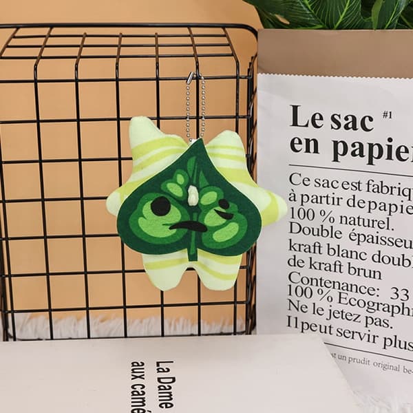 Anime Zelda Korok Plyschfigur Nyckelring