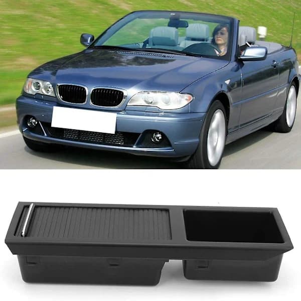 Car Center Console Tray Storage Insert Cup Holder 51167038323 Fits For 3 Series E46 1998-2007
