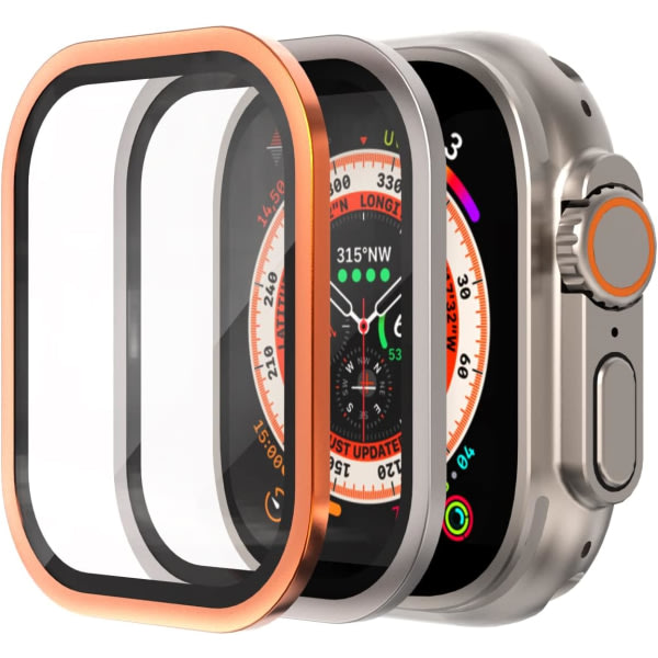 Skärmskydd med case och titanlegering för Apple Watch Ultra IC