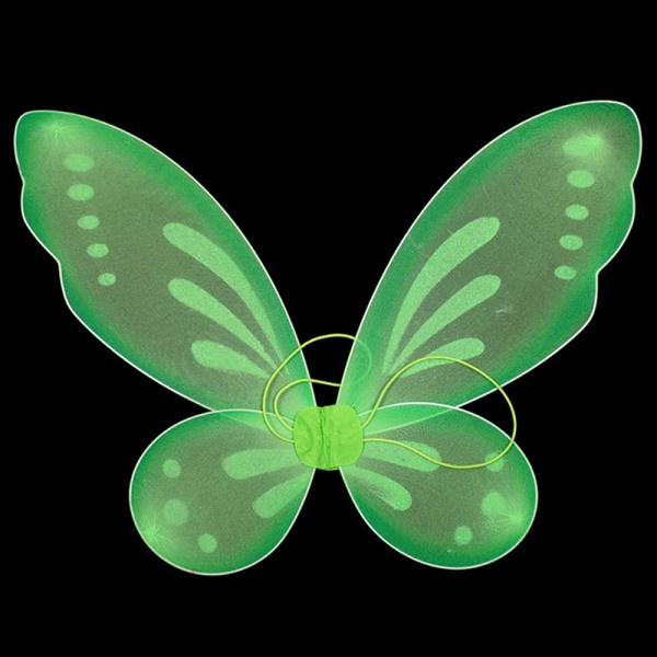 IC 1. Fairy Wings Butterfly Halloween Angel Wings Barndräkt Multicolor