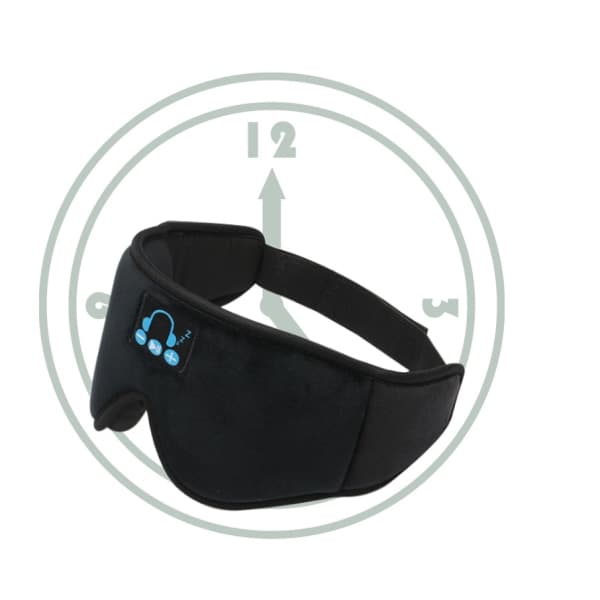 IC 3D-paranneltu Bluetooth-unimaskina naisille (musta)