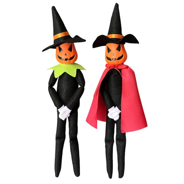 IC Halloween Top Hat Pumpa Elf Dockor Prydnader e Cartoon Dvärg E Röd