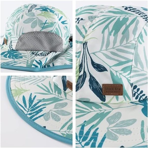 IC Baby Toddler Solhatt med Bred Brätte UPF50+ Fiskehatt med Klaffrem