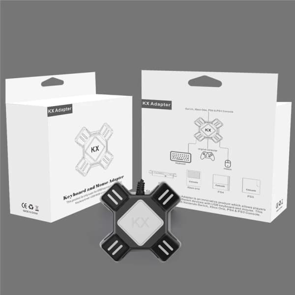 IC-omformer for vertspilltastatur og mus