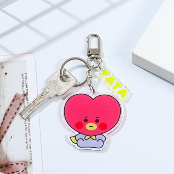 BTS Nøkkelring BT21 Nøkkelring - lager IC