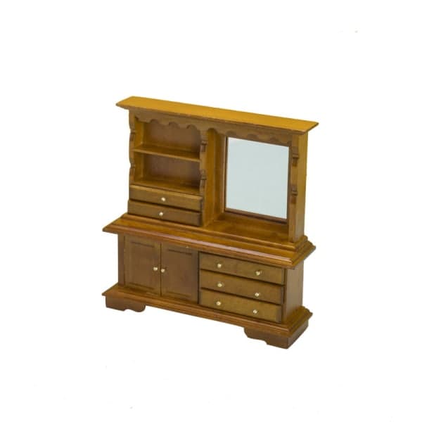 IC 1. Dukkehus Miniature Møbel Kommode Moderne Stil Træ Bo