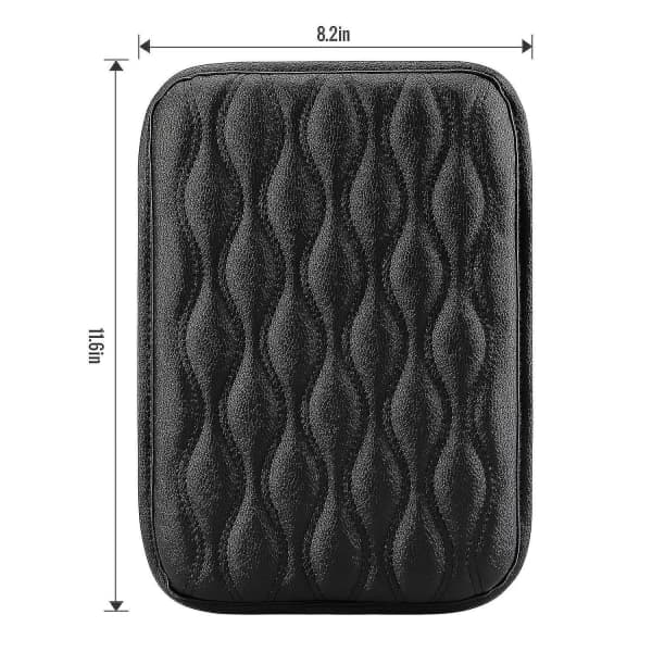 IC 1-delt Universal Center Console Cover til de fleste køretøjer, sort