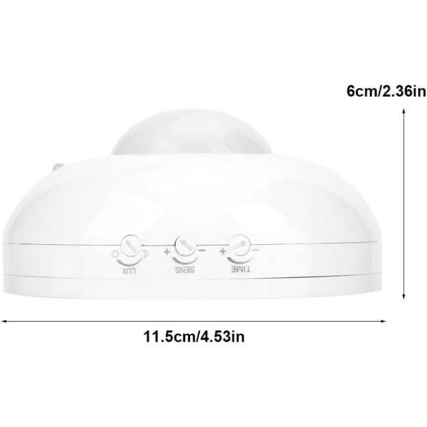 IC Infraröd rörelsesensor, 110V-240V justerbar människokroppsdetektering