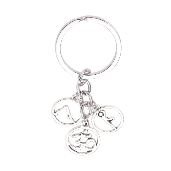 1. Sports Style Nyckelring Ihåliga nyckeldekorer Ornament Nyckelhängen för nyckel IC