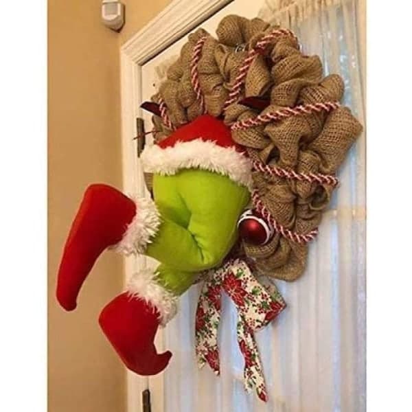IC Grinchkrans julgirland stulen julkrans