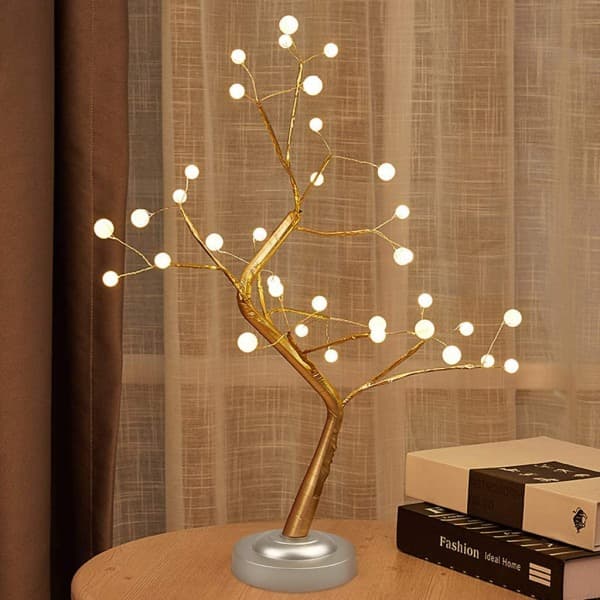 IC Trelys Bonsai LED-lys Juledekorasjon Lampe Rominnredning Varmhvit -1