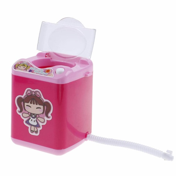 IC Mini Tvättmaskine til Sminkborstar Rosa