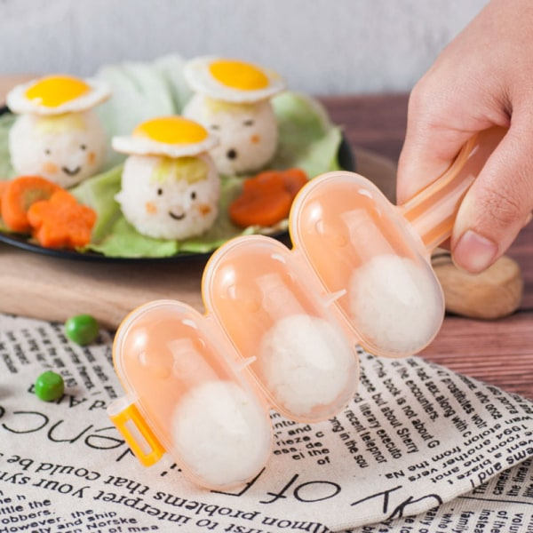 IC 6st/ set Baby Risbollform Barn Lunch DIY Sushi Maker Form