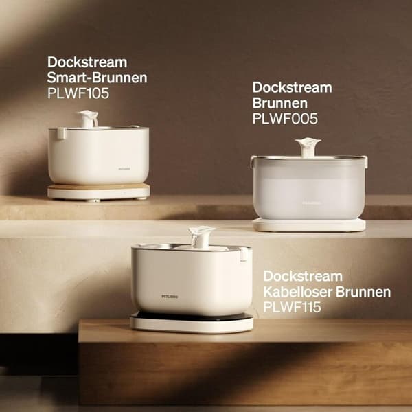 Dockstream Katten Vattenfontän Filter 4-pack Kompatibel med PLWF005 PLWF115 PLWF105 Ersättningsfilter 2-månadersset